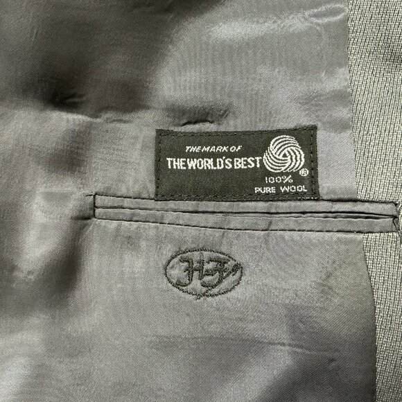 Hickey Freeman for Nordstrom Men's Wool Suit 2-Piece sz 44 L - Picture 7 of 8